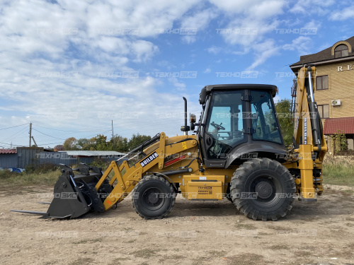 экскаватор-погрузчик 1 куб 2.5 тонны builder bl388 (разновеликие колеса)