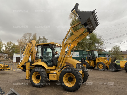 экскаватор-погрузчик xgma xg765h-4tx (равновеликие колёса)
