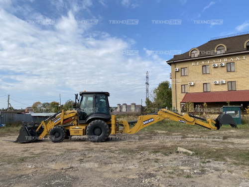экскаватор-погрузчик 1 куб 2.5 тонны builder bl388 (разновеликие колеса)